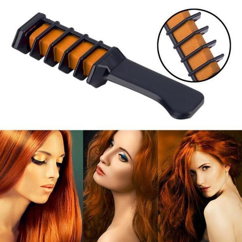Vibrant Temporary Hair Dye Crayons | Mini Disposable Color Chalk Box for Quick Use