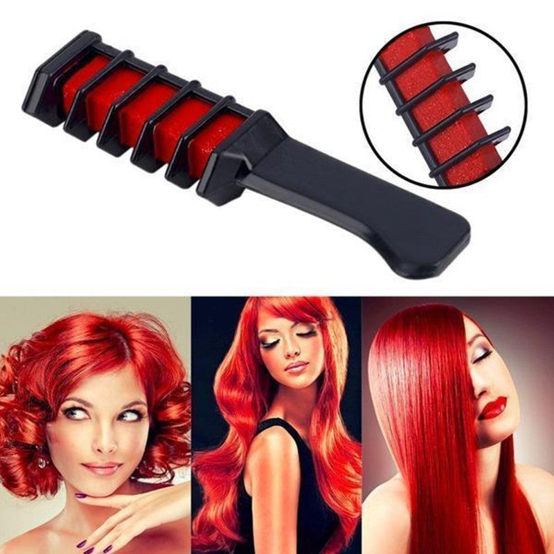 Vibrant Temporary Hair Dye Crayons | Mini Disposable Color Chalk Box for Quick Use
