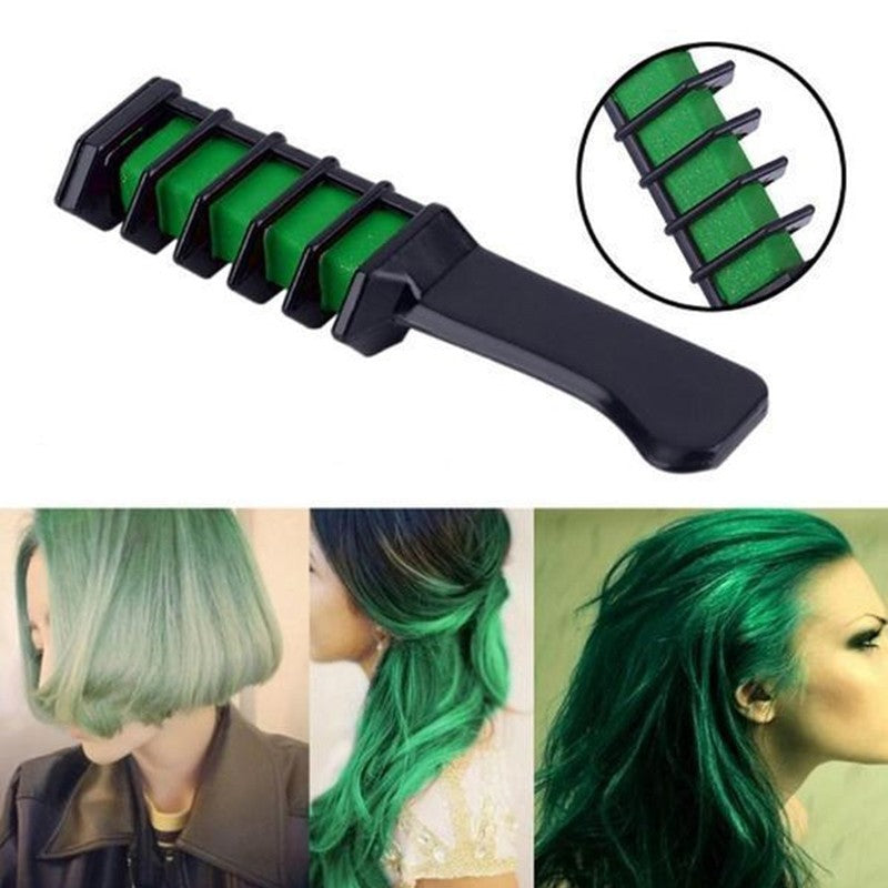 Vibrant Temporary Hair Dye Crayons | Mini Disposable Color Chalk Box for Quick Use