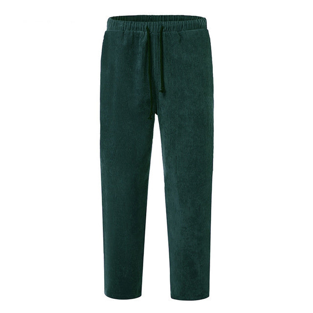 Men’s Winter Corduroy Jogger Pants – Streetwear Style